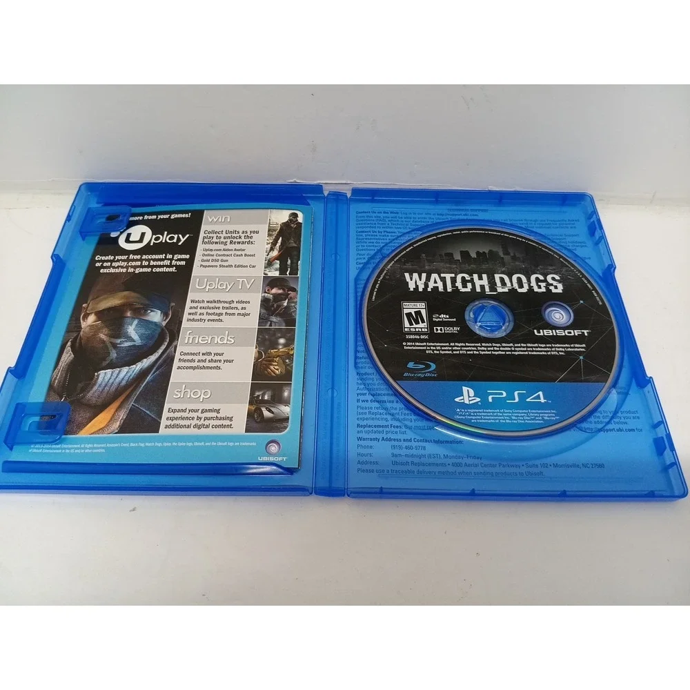 Sony PlayStation 4 Watchdogs Game C.I.B.